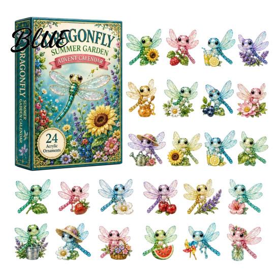 Scatola Calendario Conto alla Rovescia Bomboniera Festa Bambini 2026 Farfalle Articoli per l'Avvento Bellissimo Regalo Collezionabile 24 Giorni