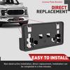 Front License Plate Frame Bracket Compatible with 2021-2023 Ford F150 F-150(2.7L, 3.0L, 3.5L, V6 Engines) License Plate Mounting Frames Replacement