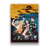 Japanese Anime Demon Slayer Posters And Prints Pictures On The Wall Vintage Poster Decorative Home Decor Tableau