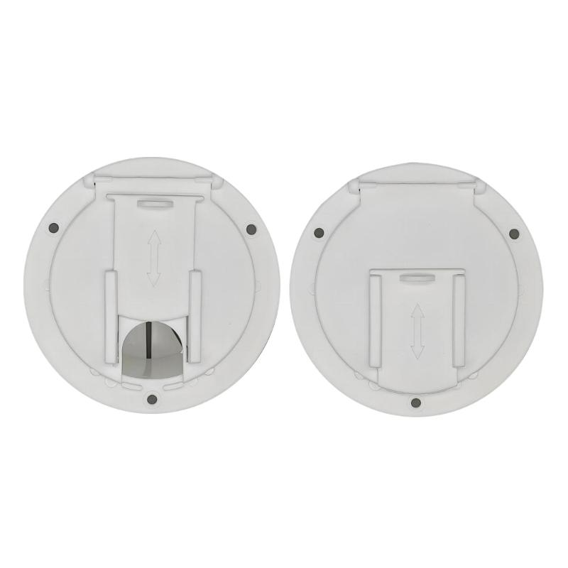 Cable Hatches Round Designs Cable Hatches with Lid Easy Installation Electric Cord Cover for Boat Trailer Campers Truck