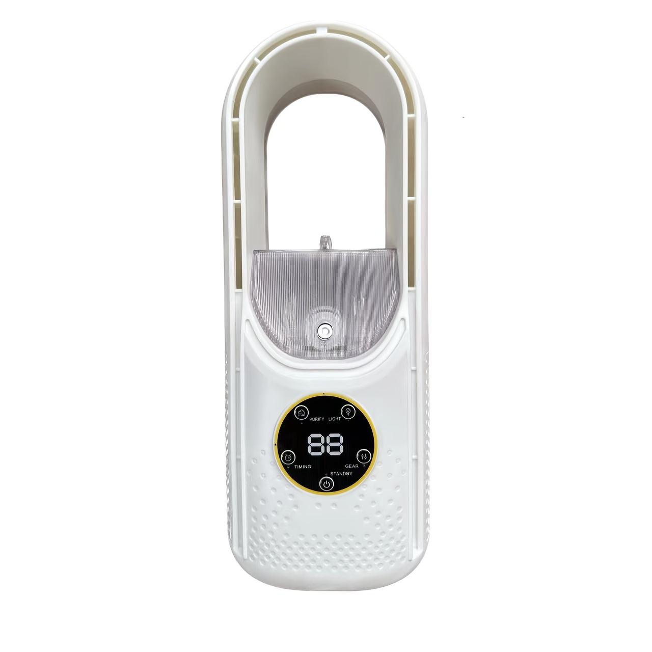 

2025 Новый Безлопастной Вентилятор Безлопастной Вентилятор с Распылением Usb Бесшумный Настольный Спальня Ночник Увлажняющий Электрический Вентилятор Портативный Вентилятор для Кемпинга Новый белый