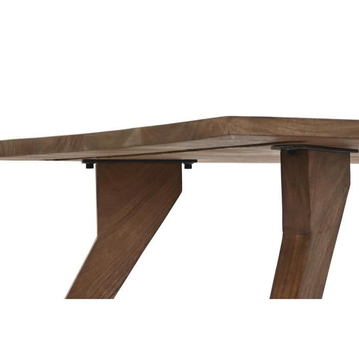 Table d'appoint - Acacia - 120 x 80 x 40 cm - Design colonial - Couleur marron