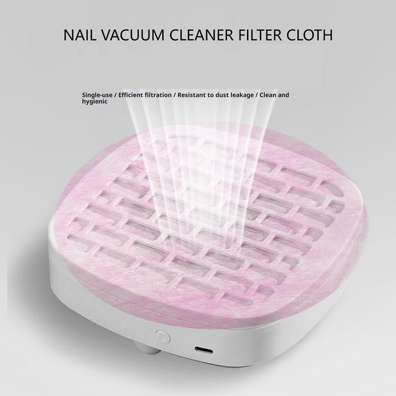 100/200 Blatt Vliesstoff Nagelsauger Filterpapier Filter Staubfänger Ersatz Nagelsaugen Ultradünner Filter