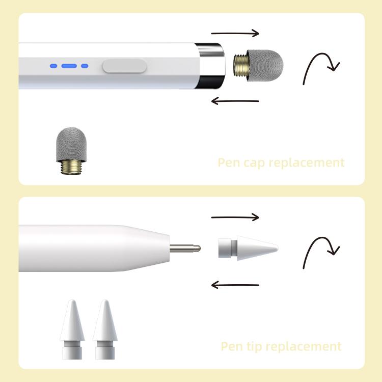 Factory Price Type-C Rechargeable Magnetic Stylus with 2 Replacement Nibs