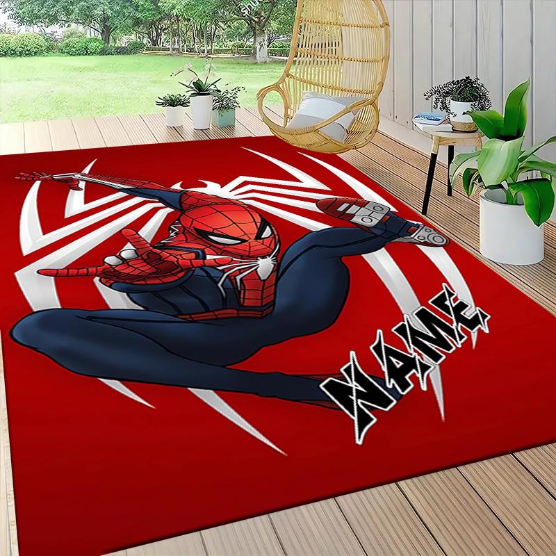 Custom Name "Spider-Man: Wonder" Carpet Rug Customizable Soft Washable Anti-Slip Home Living Room Sofa Mats Personalized Rug. 0909299