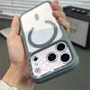 Transparent Shockproof Magnetic Case For For Iphone 17 Air 16 1 14 13 Pro Max Camera Protection For Magasfe Wireless Charge Cover