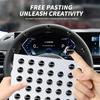 2/5/10psc Car Lock Keyhole Stickers Decoration Protection Styling For Mercedes Benz A C E S Class CLA CLS W212 W204 W205 Amg