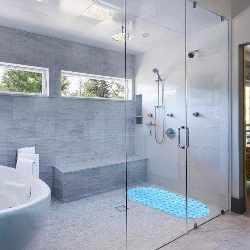 Umweltfreundliche PVC Badezimmer Anti-Rutsch-Matte Sicher und Bequem Badematte Bodenmatte Sicher und Geruchlos