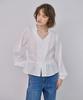 Marot Ruffle Lace Blouse_White