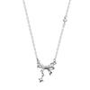 Elegant Sparkly Bow Necklace for Women - Versatile, High-End Fashion Accessory