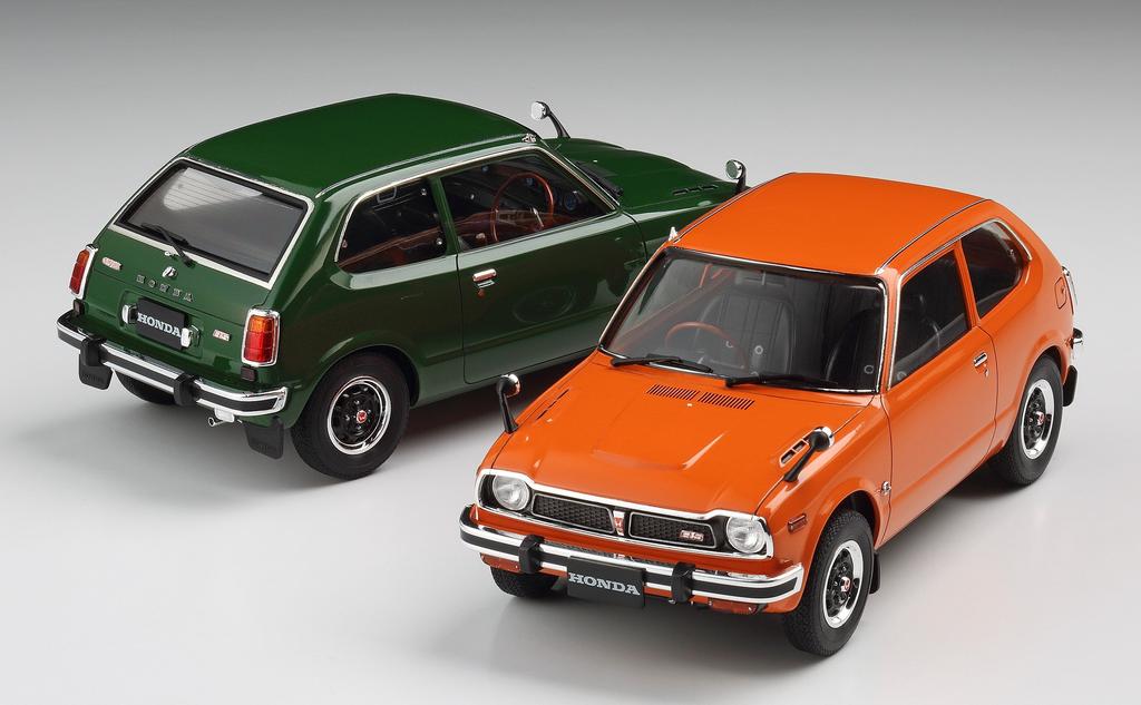 Hasegawa Historic Car Series Honda Civic RS Hatchback Plastikmodellbausatz HC25 1/24 SB-1 3-türig