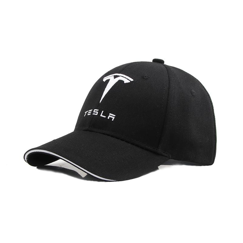 Car Emblem Original Outdoor Sports Hat Embroidery Baseball Caps Sunscreen Hat For Tesla SpaceX Model 3 Highland 2023 Model S Mod