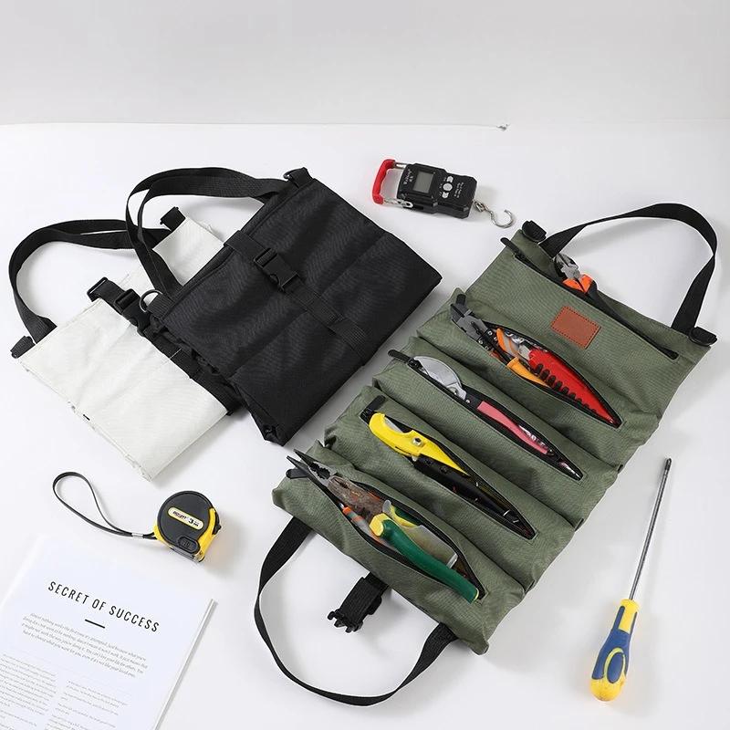 Multifunctional Handheld Tool Kit Thickened Electrician Hardware Toolkit Construction Site with Large-capacity Storage Bag