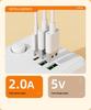 European Standard Compact Russian Power Strip with USB & Switch Extension Cord
