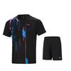 Li Ning Badminton Jerseys Unisex Crew Neck Thin AATV061-1