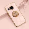 Sharp Aquos Sense9: 87Plus Solid Color Ring Stand Electroplated Magnetic Case