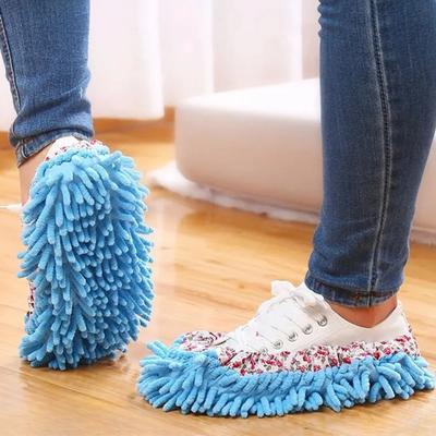 Floor Dust Cleaning Slippers Shoes No Color Fading Convenient Floor Slipper Set  Household Accessories Cleaning Products Cloth
