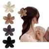 Delicate Flower Shape Hairpin Girls Taking Photo Ponytail Hair Claw Anti-Slip