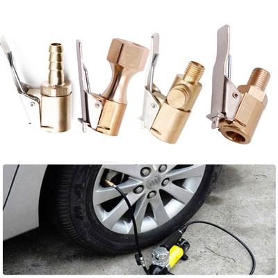 8mm Car Tyre Truck Wheel Tire Air Chuck Inflator Pump Valve Clip Nozzle Valve Clip Clamp Thread Connector Adapter