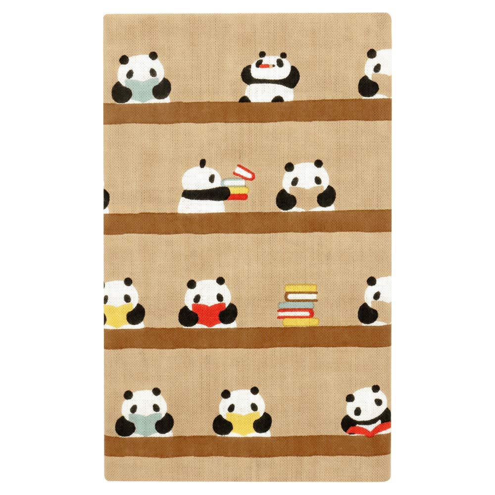 Hamamonyo Tenugui hand Panda Library (Japanese towel) -