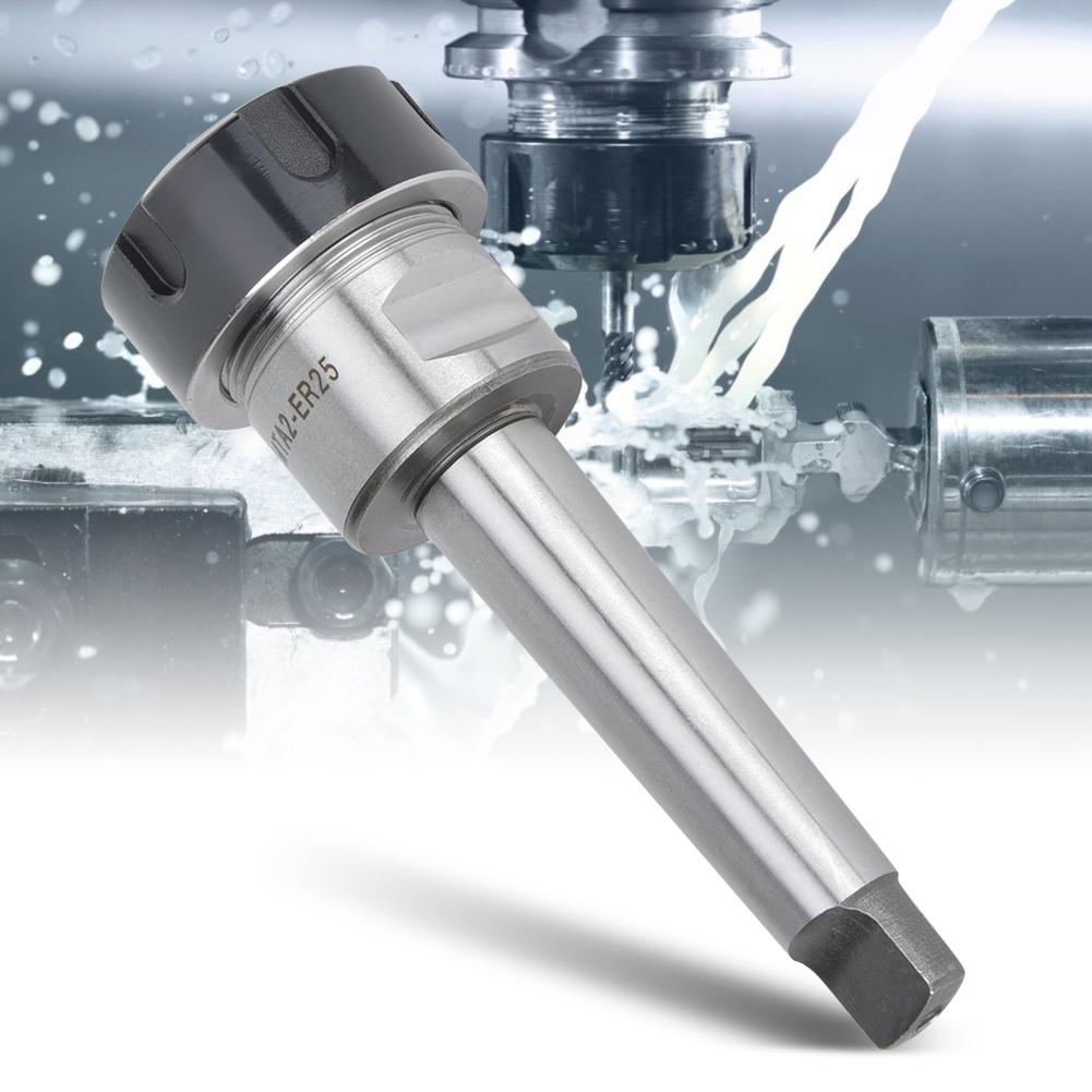 

Collet Chuck Holder High Speed Steel CNC Lathe Spindle Shank for Milling Machine MTA2 ER25