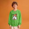 Children's Fashion Loose-fitting Casual Halloween Long-sleeved Printed Round Neck Sweatshirt