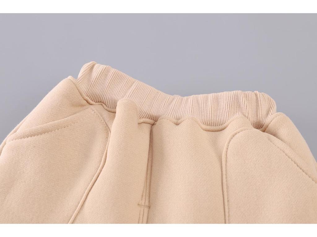 2025 Children's Cotton Fleece-Lined Three-Piece Set – Fashionable Winter Vest and Outfit for Boys