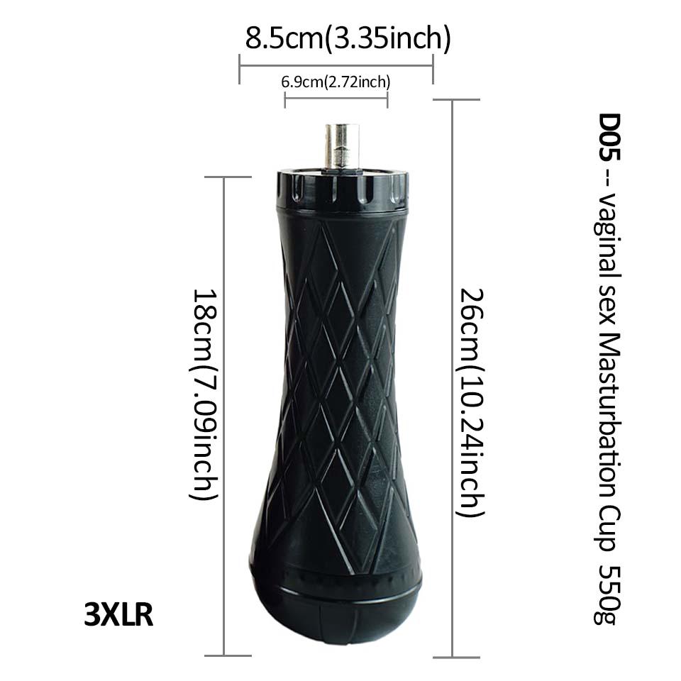 DTSUDU Sex Machine Accessory For Sex Machine, With 3XLR Connector, Toy Suction Cup, Adjustable Length Angle Accessory