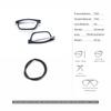 QGAOP Trendy TR90 Magnetic Reading Glasses Hanging Neck Soft Temple Presbyopic Glasses for Elderly Men Women