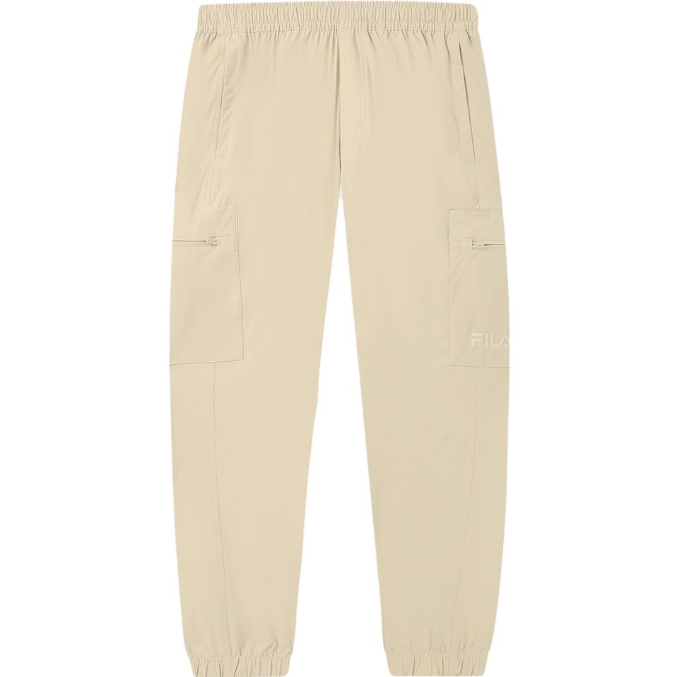 New FILA Knitted Sweatpants Men's Khaki F11M339803FDK