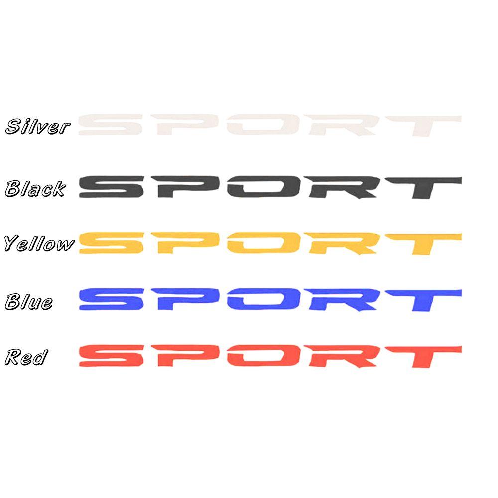 4Pcs 13x0.8cm Racing Accessories SPORT Car Sticker Wheel Hub Decal Graphic Emblem