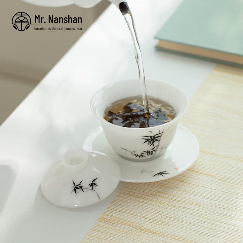 Nanshan Mr. Chinese Ceramic Kung Fu Tea Gaiwan