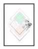 Obraz Plakat W Ramie 53x73 Cm Geometria P1094