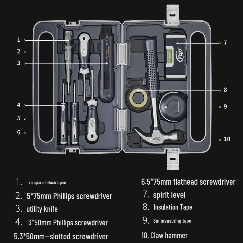 Fengweit Multifunctional Electrician's Tool Set for Home and Car