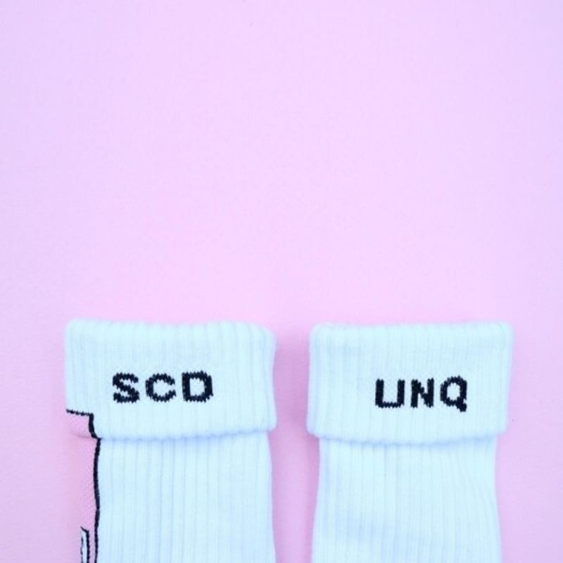 SECOND UNIQUE NAME SUN SOCKS BASIC LIGHT PINK