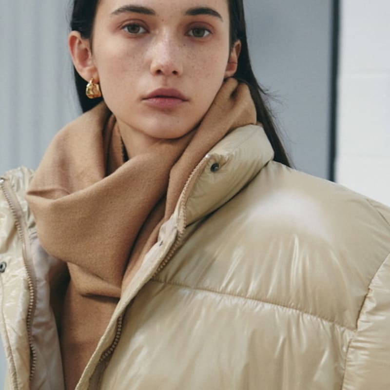 NICK&NICOLE NICOLE PREMIUM MUFFLER_BEIGE