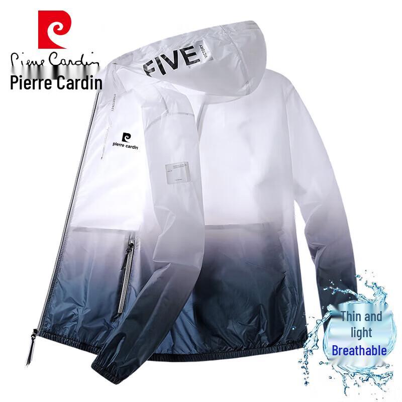 Pierre Cardin Men s Summer UV Protection Hooded Jacket L