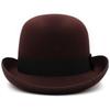 Solid Color Magician Hat Wide Edge Gentleman Hat New Jazz Cap  Men and Women