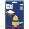 Bosch Accessories EXPERT C470 2608900889 Papier abrasif pour ponceuse vibrante perforé Grain 180 (L x l) 102 mm x 93 mm