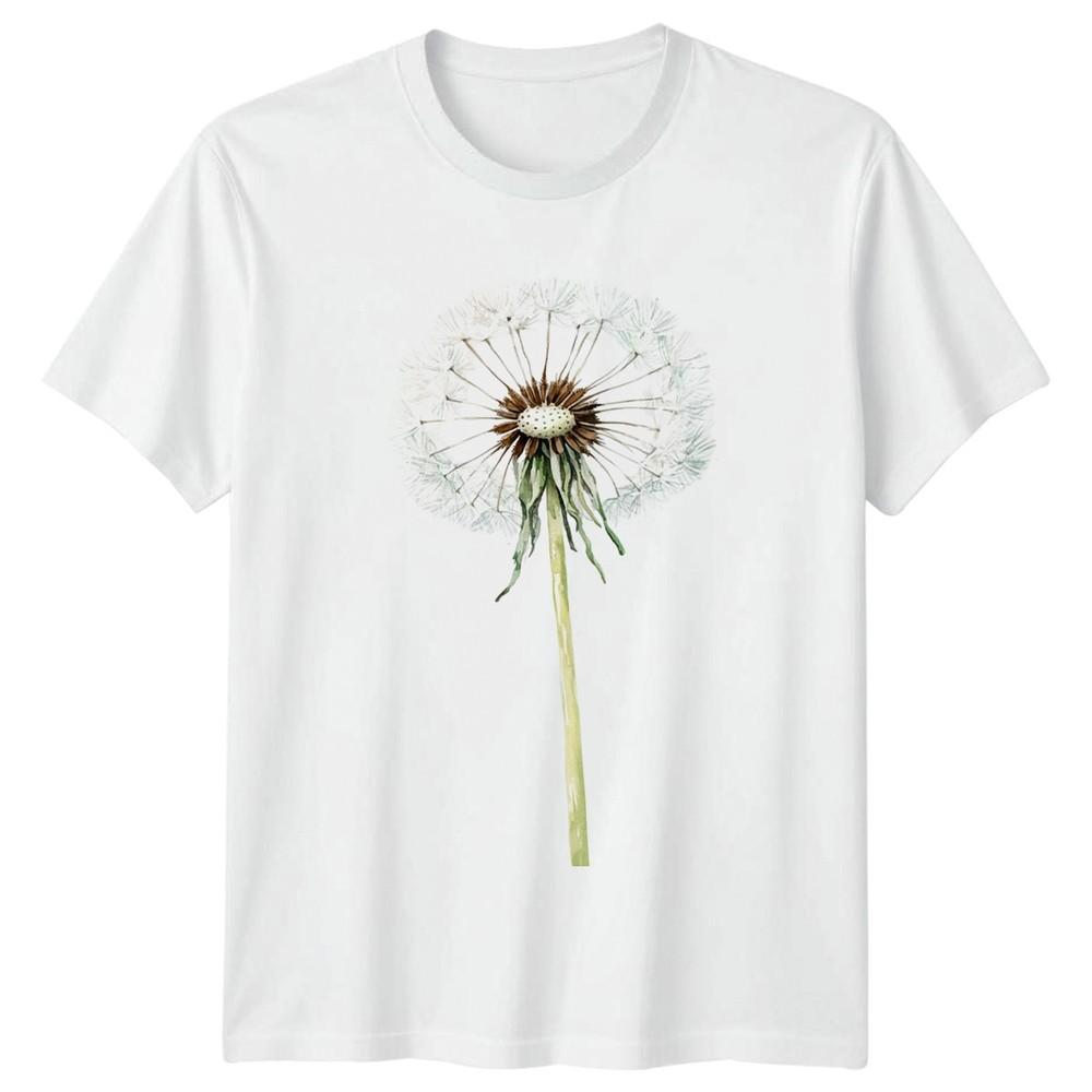 Dandelion Flower Nature Unisexs TShirt Unisexs Tee Graphic Unisex Top S