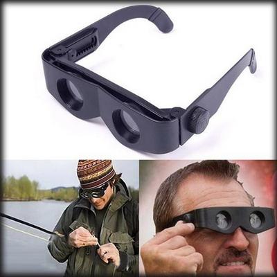 Óculos portáteis estilo telescópio lupa binóculos para pesca caminhadas concerto