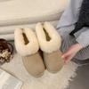 Seoul Snow~ Small Thick-soled Heightening Snow Boots Women's Retro Soft-soled Plush Thickened Fluffy Snow Short Boots