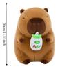Drink Capybara Plush Doll Stuffed Capybara Fluffty Doll Capybara Plush Toy  Children Gift