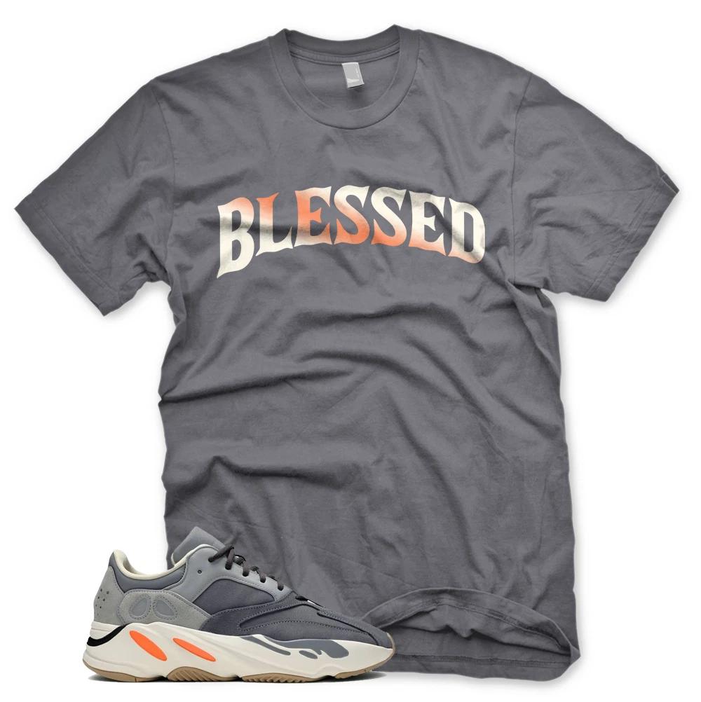 New BW BLESSED T Shirt for Adidas YZ Boost 700 Magnet 2XL