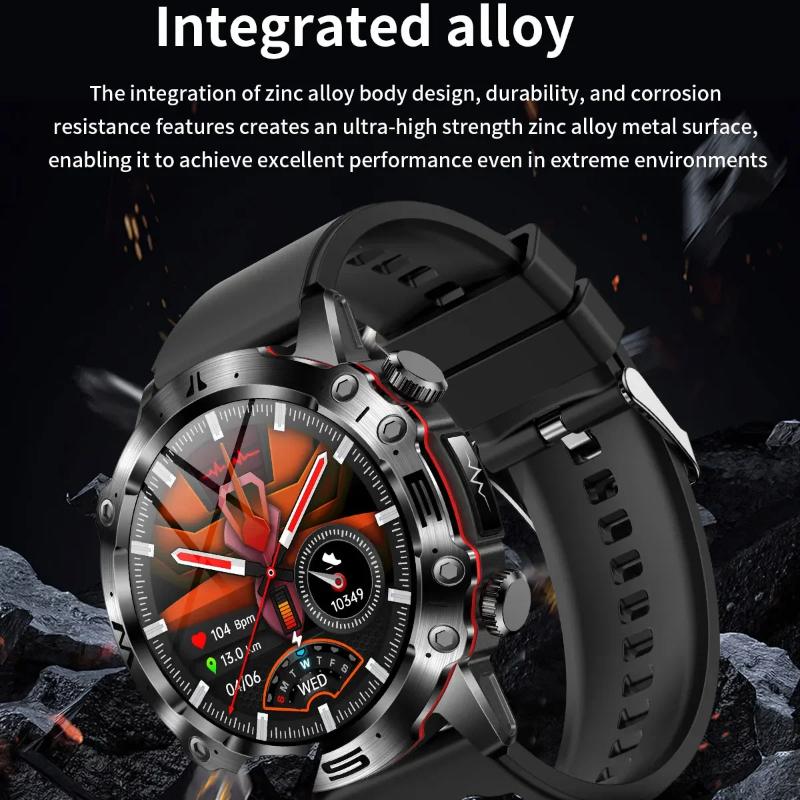 2025 New Smart Watch For Men Health Blood PressureBlood Oxygen Uric Acid Fitness Tracker Watches Bluetooth Call ECG Smartwatch