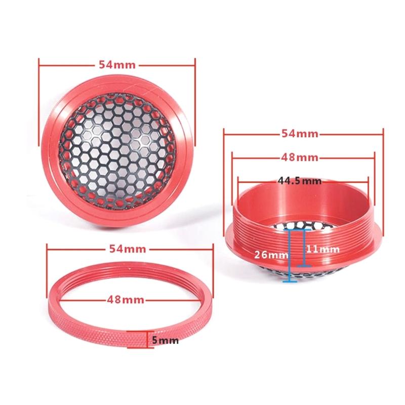 Autolautsprecher-Gitterabdeckung Schutz Metallgitter Dekorative Kreise für Klangqualität Schützt das Soundsystem des Autos