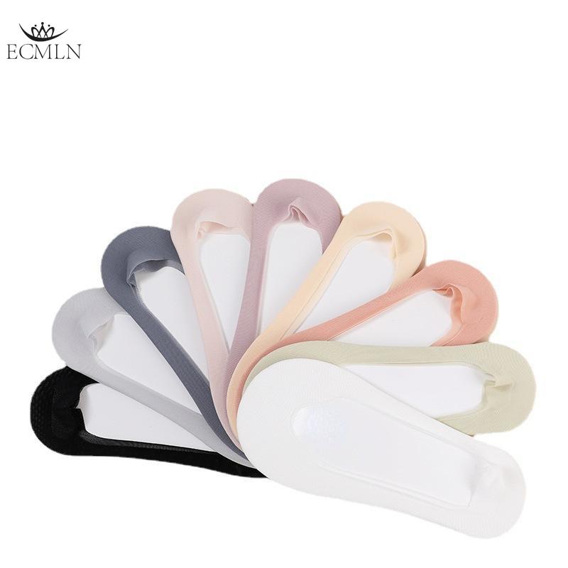 Invisible Boat Socks for Women In Summer Thin Mesh Breathable Non-slip No-drop Heel Mesh Low-top Shallow Mouth Short Socks for Women