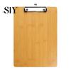 Sketch Paper Clipboard Wooden with Metal Clip, A4 Letter Size Drawing Clip Board for Documents Board, Wood Grain Thicken Hardboard Office, School Flat