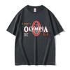 Olympia Gym Fitness Pump Cover Graphic Tshirt Men Women Fashion Vintage Tshirt Male Casual Cotton Oversized Short Sleeve Tees