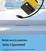 Dual-Port GaN Fast Charger with Retractable Cable for Apple, Huawei, Xiaomi